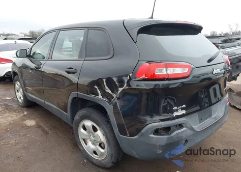 2016 Jeep Cherokee Sport из США, поврежденный, VIN 1C4PJMAB9GW277255